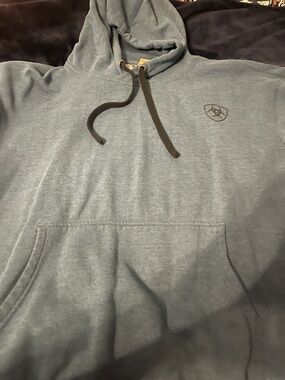 Ariat Men's Slate Blue Pullover Hoodie